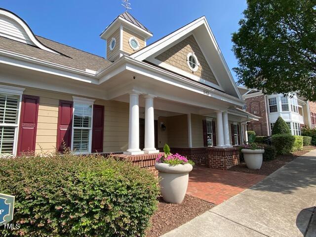 10511 Sablewood Dr Unit 107, Raleigh, NC 27617 - view of home's exterior with covered porch