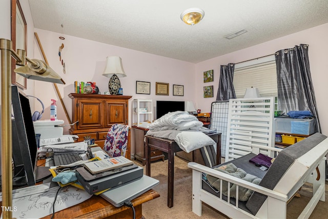 110 Windyfield Dr, Goldsboro, NC 27530 - office with light carpet and a textured ceiling