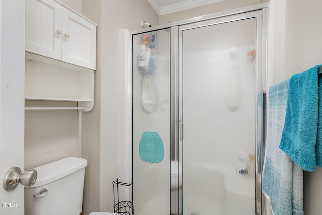 110 Windyfield Dr, Goldsboro, NC 27530 - full bathroom featuring a shower stall and ornamental molding