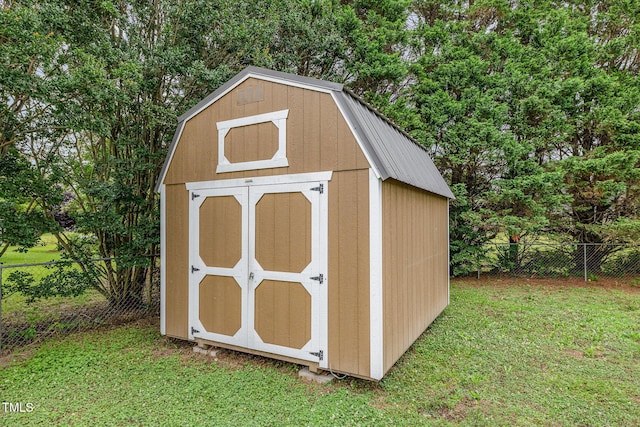 110 Windyfield Dr, Goldsboro, NC 27530 - view of shed with a fenced backyard