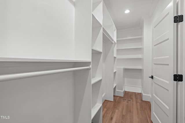 2100 Summit St, Durham, NC 27707 - spacious closet with wood finished floors