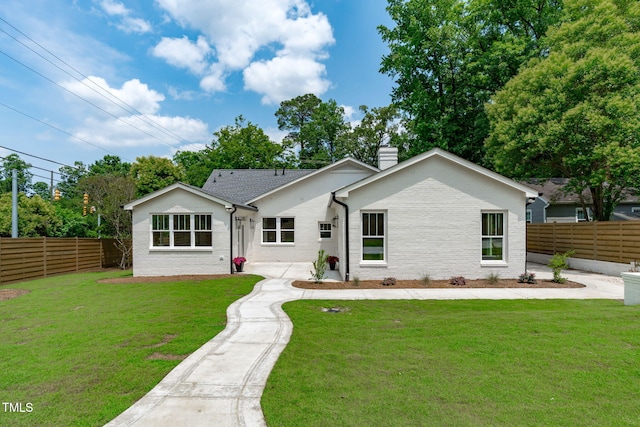2100 Summit St, Durham, NC 27707 - back of house featuring brick siding and a chimney