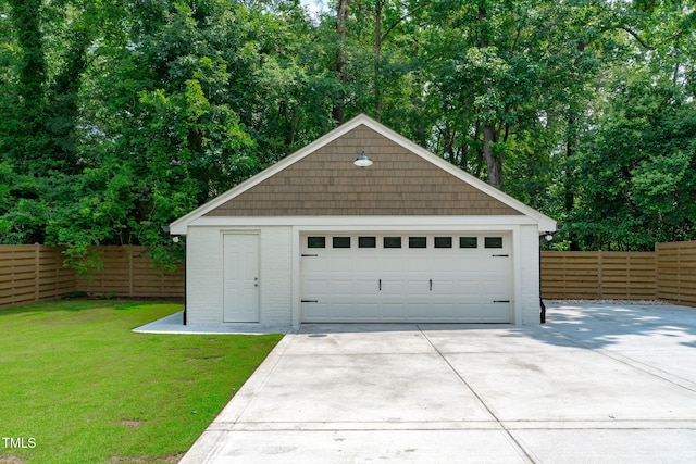 2100 Summit St, Durham, NC 27707 - garage with concrete driveway