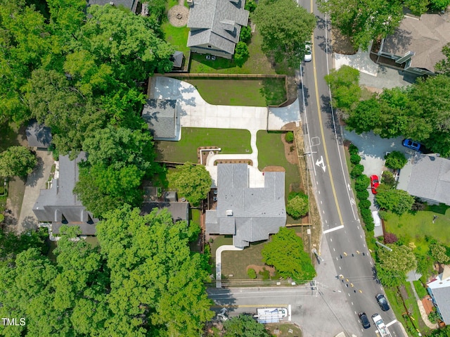 2100 Summit St, Durham, NC 27707 - aerial view of residential area
