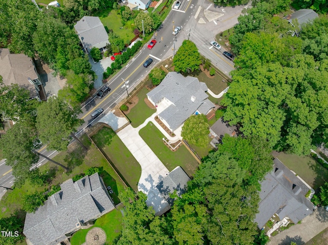 2100 Summit St, Durham, NC 27707 - aerial overview of property's location featuring nearby suburban area