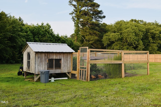 1419 New Daniels Chapel Rd, Fremont, NC 27830 - view of yard featuring exterior structure and an outbuilding