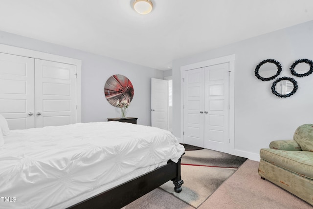 1448 Big Falls Dr, Wendell, NC 27591 - bedroom with carpet flooring, a closet, and baseboards