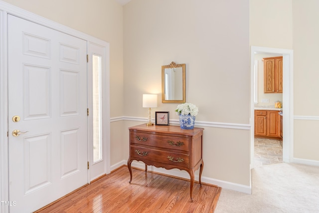2026 Heritage Pines Dr, Cary, NC 27519 - foyer entrance with baseboards