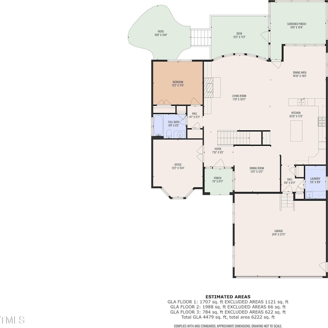 104 Bellagio Dr, Apex, NC 27539 - room layout