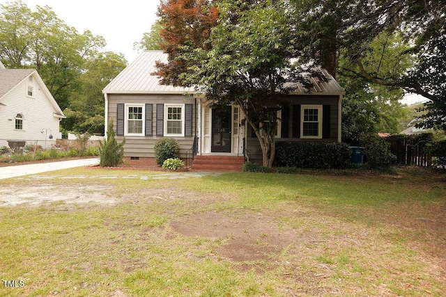 100 Acc Dr W, Wilson, NC 27893 - bungalow-style home with crawl space and metal roof