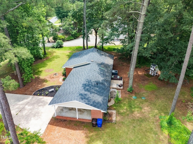 2968 Tram Rd, Fuquay Varina, NC 27526 - view from above of property
