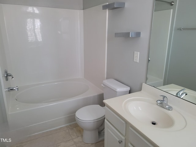 4202 Cherry Blossom Cir, Durham, NC 27713 - bathroom featuring toilet, vanity, and shower / tub combination