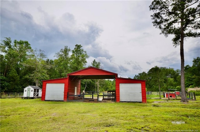 1865 John B Carter Rd, Fayetteville, NC 28312 - view of yard featuring an outdoor structure