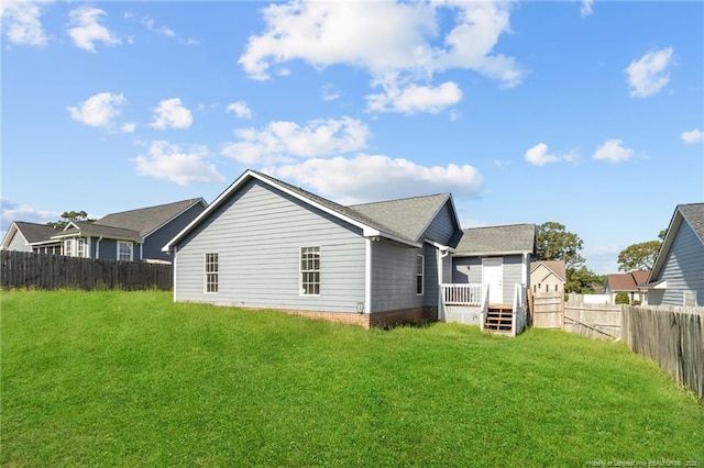 1419 Acacia Dr, Fayetteville, NC 28314 - view of rear view of property