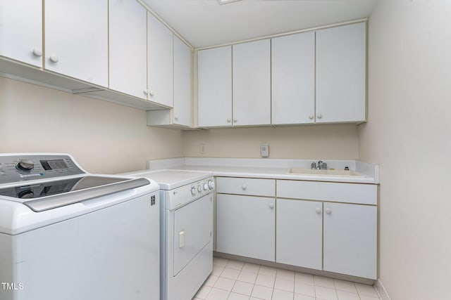 218 W Barbee Chapel Rd, Chapel Hill, NC 27517 - laundry room with separate washer and dryer, cabinet space, and light tile patterned floors
