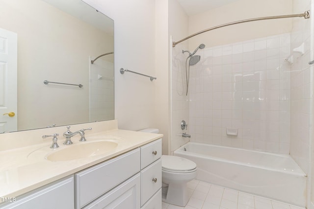 218 W Barbee Chapel Rd, Chapel Hill, NC 27517 - bathroom featuring tile patterned flooring, toilet, vanity, and  shower combination