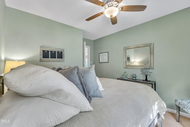 115 E Seve Ct, Morrisville, NC 27560 - carpeted bedroom featuring ceiling fan and baseboards