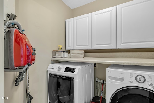 115 E Seve Ct, Morrisville, NC 27560 - laundry room with separate washer and dryer and cabinet space