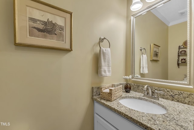 115 E Seve Ct, Morrisville, NC 27560 - bathroom with vanity and crown molding