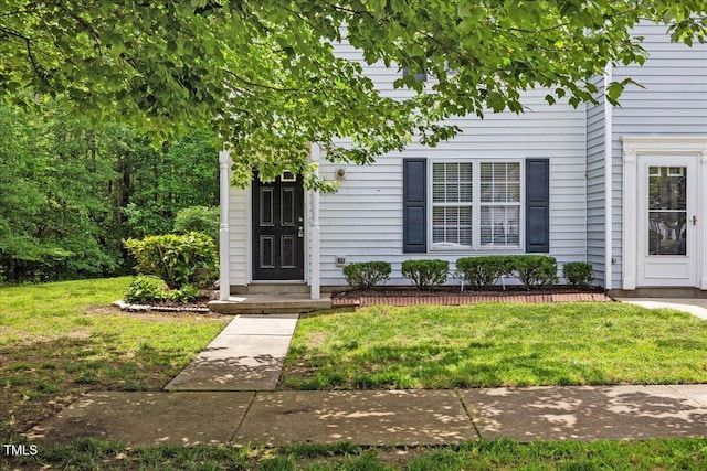 2228 Walnut Ridge Ct, Raleigh, NC 27610 - view of front facade featuring a front lawn