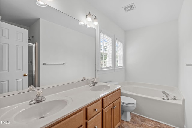 2575 Primrose Ln, Creedmoor, NC 27522 - full bath with a bath, double vanity, and a shower