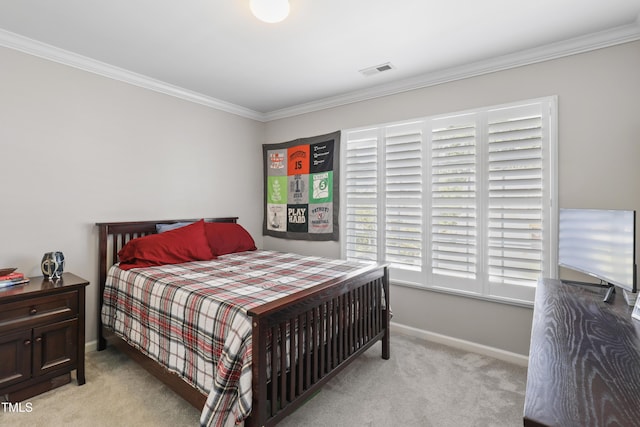 107 Trackimire Ln, Apex, NC 27539 - carpeted bedroom featuring ornamental molding and baseboards
