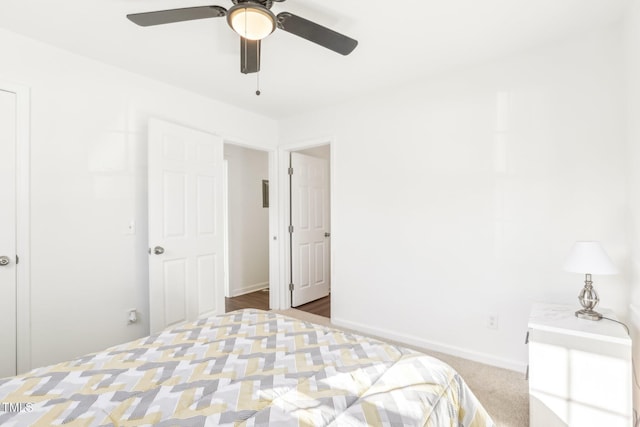 1246 NC-27, Benson, NC 27504 - bedroom with a ceiling fan and baseboards