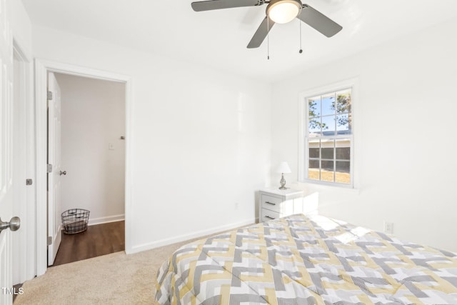 1246 NC-27, Benson, NC 27504 - unfurnished bedroom with carpet, a ceiling fan, and baseboards