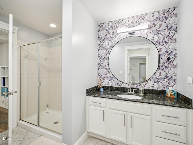 222 Glenwood Ave Unit 213, Raleigh, NC 27603 - full bathroom featuring a shower stall and vanity