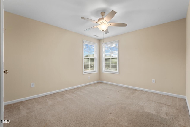 210 Strolling Way, Durham, NC 27707 - carpeted empty room featuring ceiling fan and baseboards