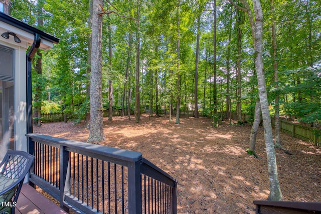 405 Widdington Ln, Cary, NC 27519 - view of yard featuring a deck