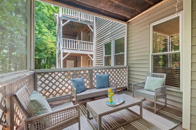 106 Choptank Ct Unit B-2, Cary, NC 27513 - wooden terrace with an outdoor hangout area