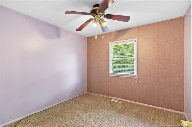 741 Ashboro St, Fayetteville, NC 28311 - carpeted spare room with ceiling fan and baseboards