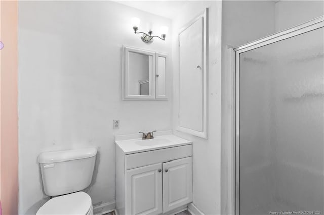 741 Ashboro St, Fayetteville, NC 28311 - full bath featuring a shower stall, toilet, and vanity