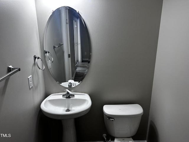 1527 Haywards Heath Ln, Apex, NC 27502 - half bath with toilet and a sink