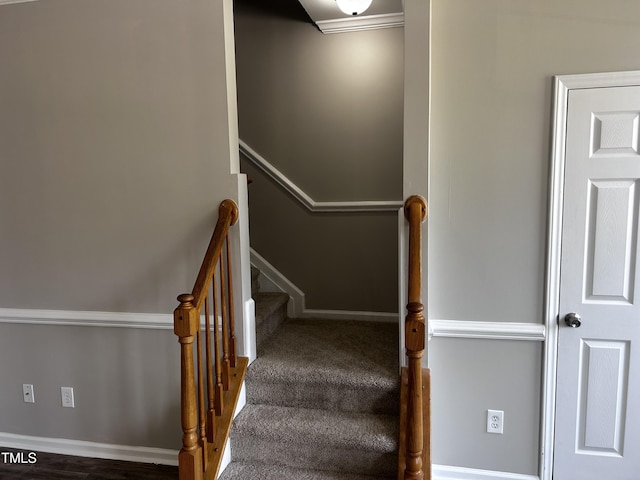 1527 Haywards Heath Ln, Apex, NC 27502 - view of staircase