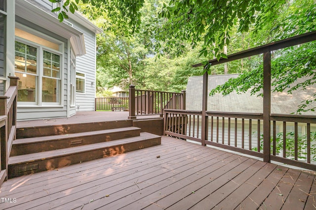 7604 Copper Creek Ct, Wake Forest, NC 27587 - view of wooden terrace