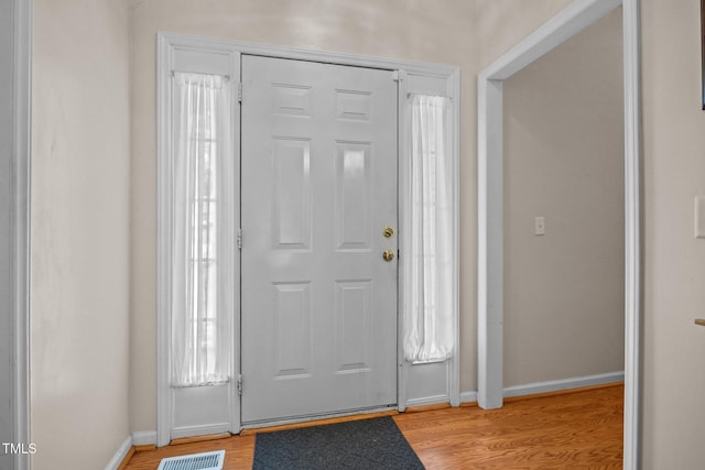 106 Oak Rd, Butner, NC 27509 - entrance foyer featuring baseboards and light wood-style flooring