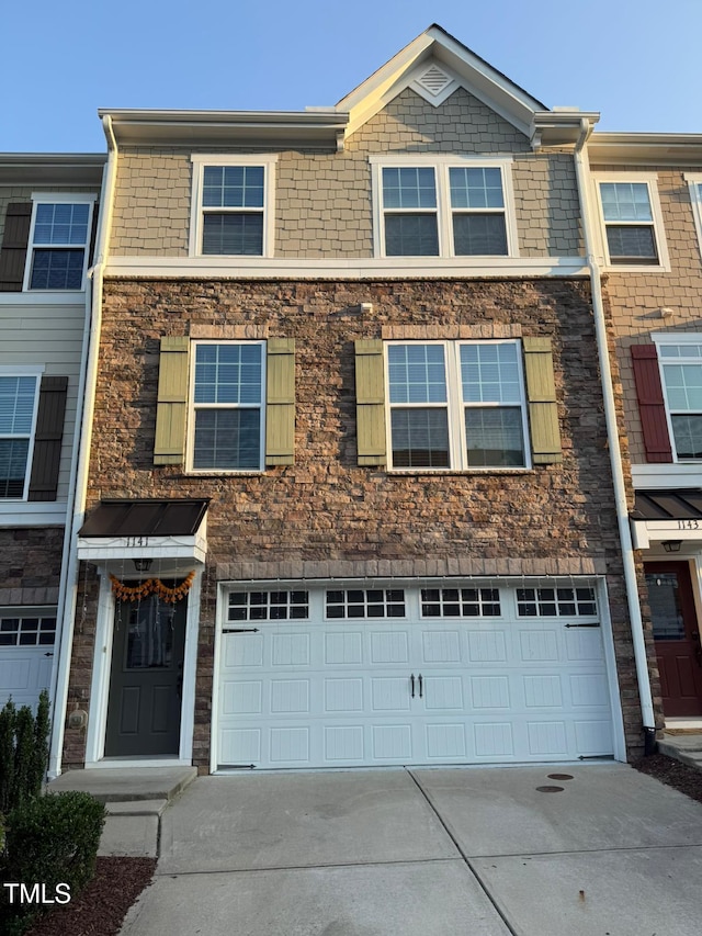 1141 Boxcar Way, Apex, NC 27502 - multi unit property with an attached garage and concrete driveway
