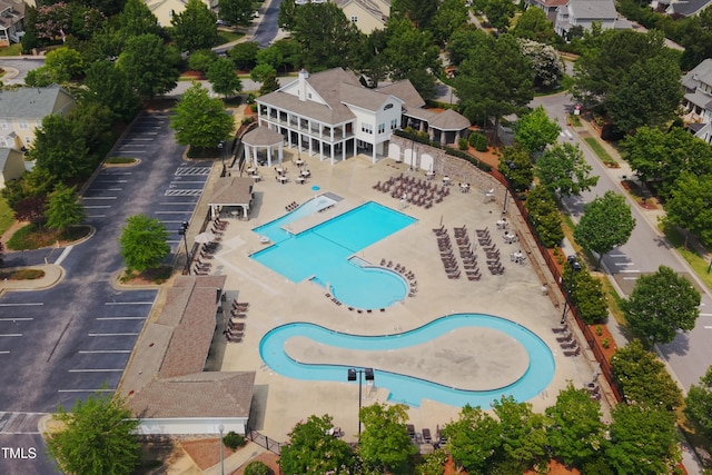 1161 Golden Star Way, Wake Forest, NC 27587 - aerial view of a pool