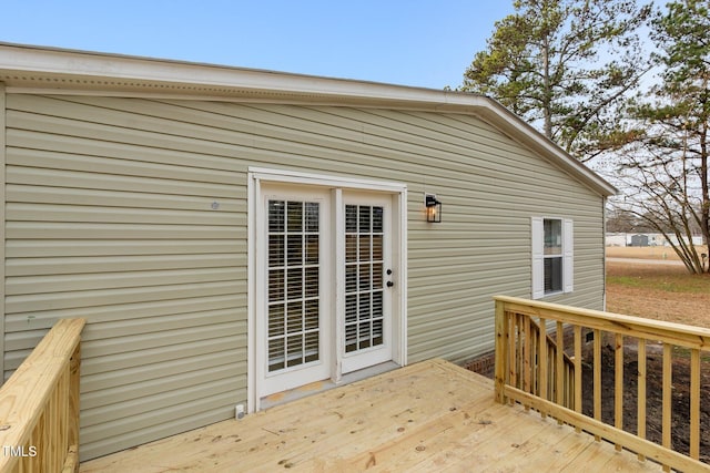 752 Dundee Cir, Raeford, NC 28376 - view of wooden terrace