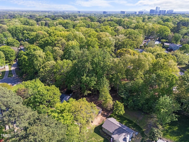 216 Burkwood Ln, Raleigh, NC 27609 - view of property location featuring a heavily wooded area