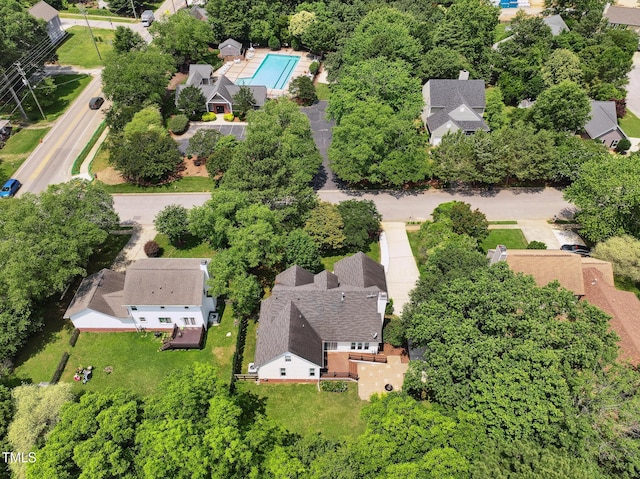 304 Cayman Ave, Holly Springs, NC 27540 - drone / aerial view of a pool area