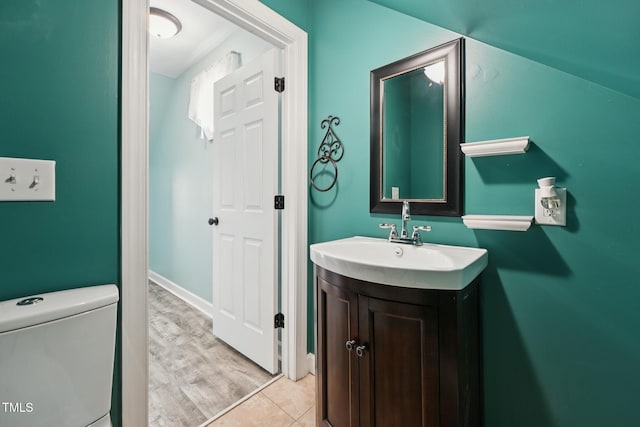 304 Cayman Ave, Holly Springs, NC 27540 - bathroom with toilet and vanity