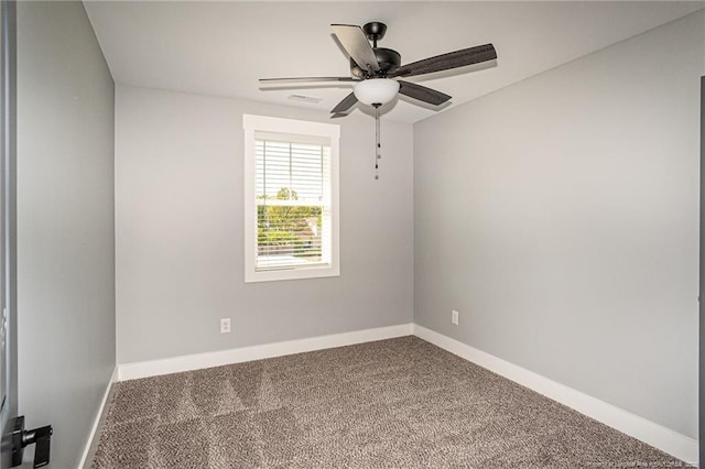 3029 Candlelight Dr, Fayetteville, NC 28311 - carpeted empty room featuring ceiling fan and baseboards