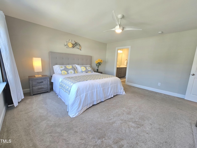 1412 Queen Trigger Dr, Fuquay Varina, NC 27526 - bedroom featuring carpet flooring, baseboards, and a ceiling fan