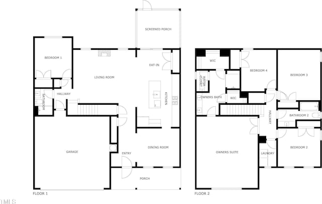 1412 Queen Trigger Dr, Fuquay Varina, NC 27526 - property floor plan