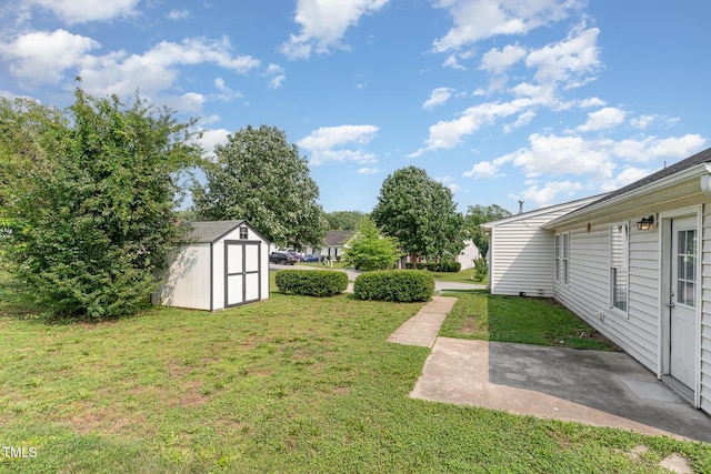 5437 Advantis Dr, Raleigh, NC 27610 - view of grassy yard with a patio area