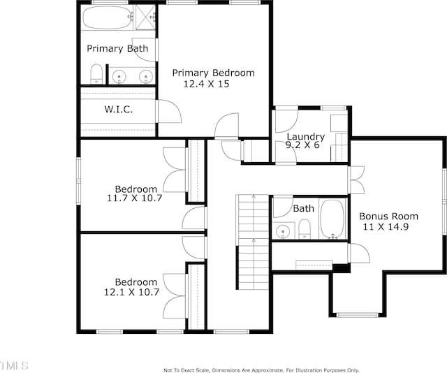908 Town Side Dr, Apex, NC 27502 - floor plan / room layout