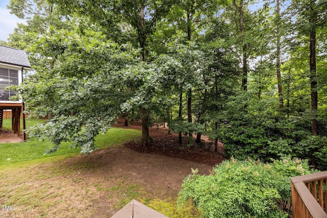 1412 Kings Lassiter Way, Raleigh, NC 27614 - view of green lawn featuring a sunroom